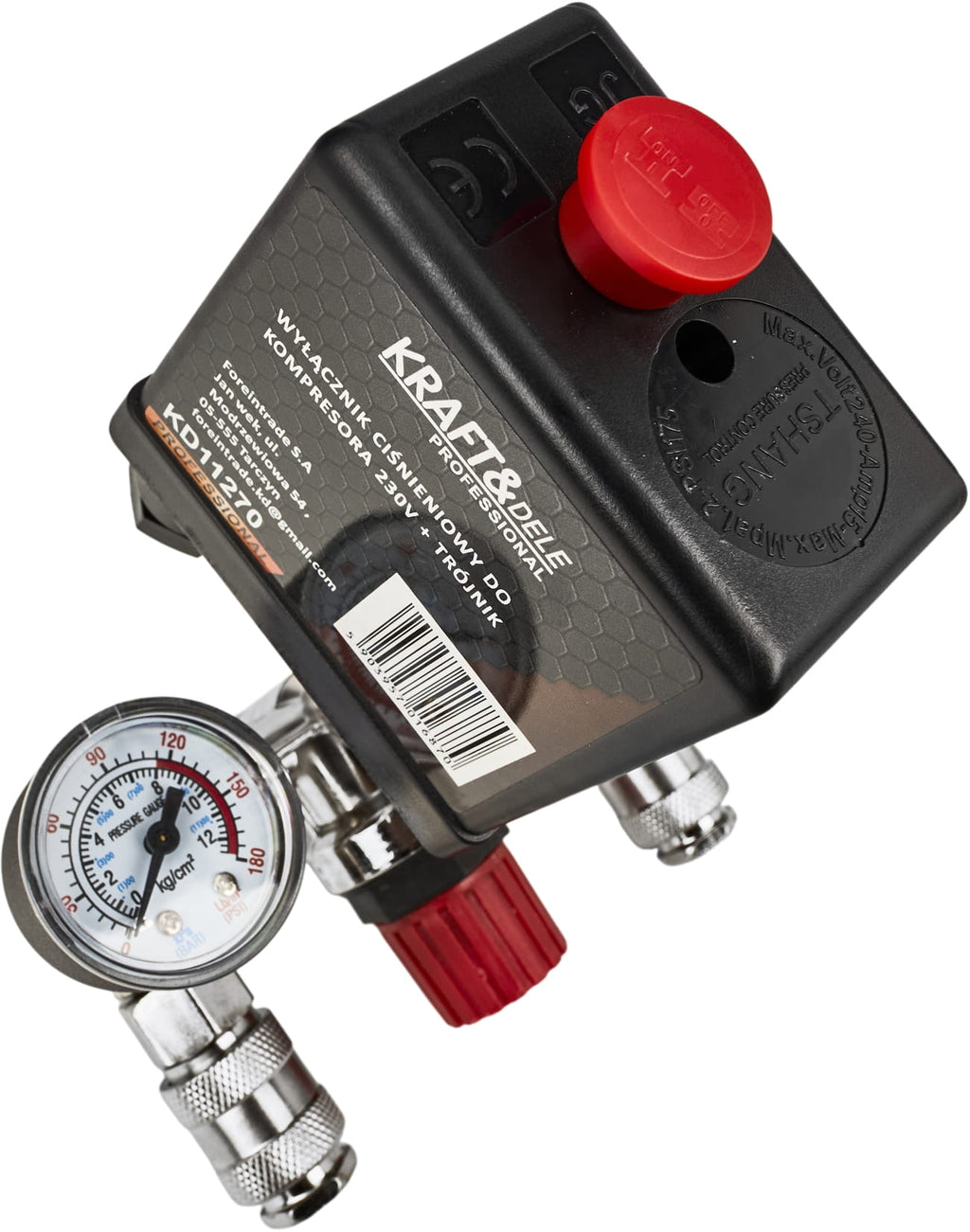 Presostat Compresor 8BAR 230V, Kraft&Dele KD11270