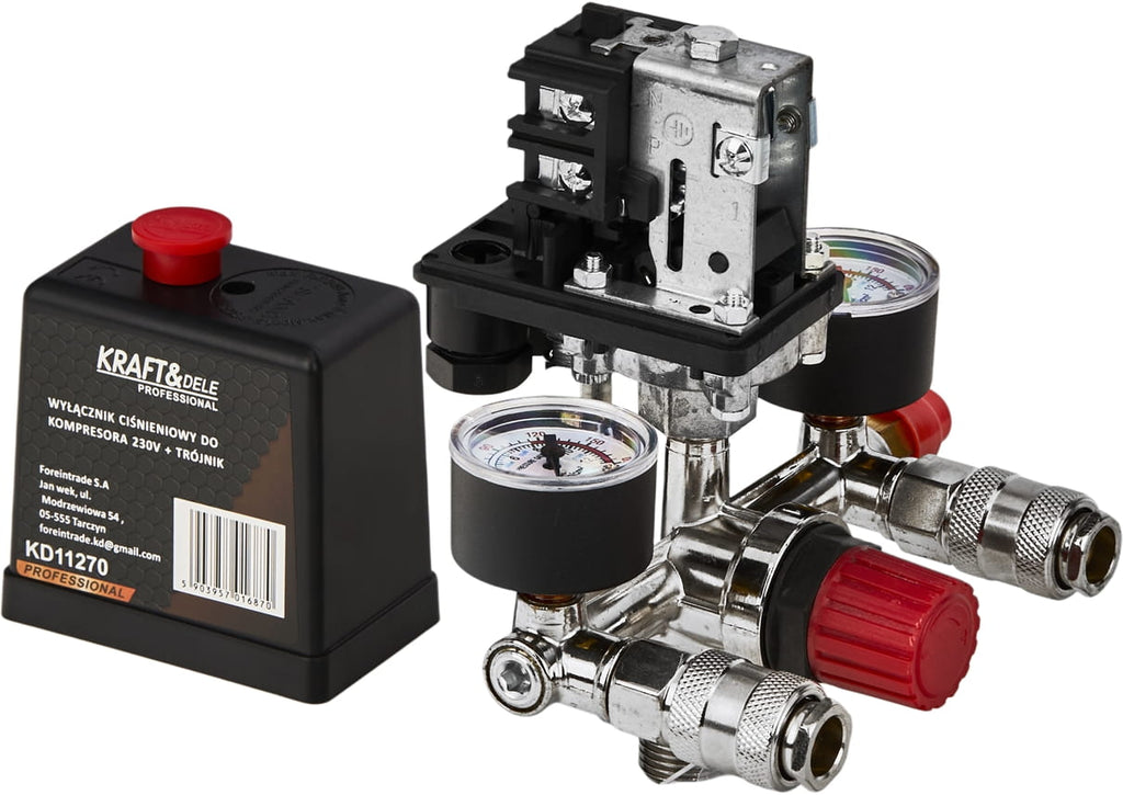 Presostat Compresor 8BAR 230V, Kraft&Dele KD11270