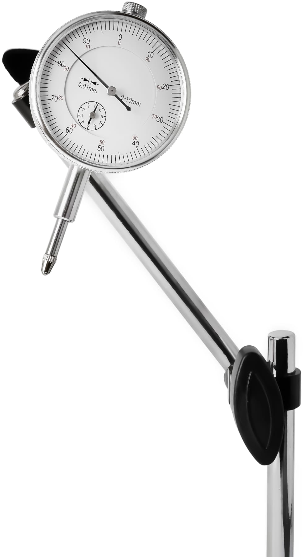 Ceas Comparator cu Cadran 0-10mm cu Stativ Magnetic si Set Varfuri de Masurare, Kraft&Dele KD11291