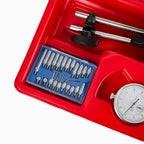 Ceas Comparator cu Cadran 0-10mm cu Stativ Magnetic si Set Varfuri de Masurare, Kraft&Dele KD11291