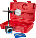 Ceas Comparator cu Cadran 0-10mm cu Stativ Magnetic si Set Varfuri de Masurare, Kraft&Dele KD11291