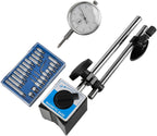 Ceas Comparator cu Cadran 0-10mm cu Stativ Magnetic si Set Varfuri de Masurare, Kraft&Dele KD11291