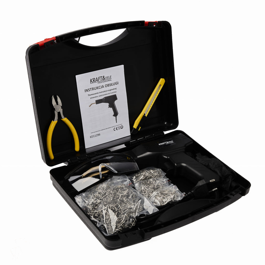 Aparat de Sudura / Lipit Plastic 100W cu Accesorii Incluse, Kraft&Dele KD11296