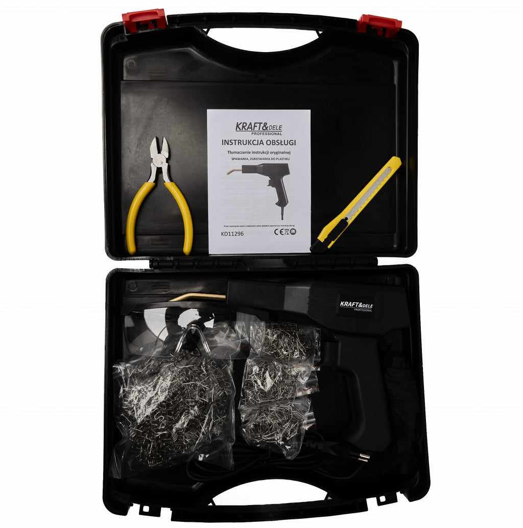 Aparat de Sudura / Lipit Plastic 100W cu Accesorii Incluse, Kraft&Dele KD11296