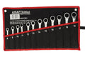 Set Chei Combinate cu Clichet 12 Piese 8-19 mm, Kraft&Dele KD11301