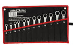 Set Chei Combinate cu Clichet 12 Piese 8-19 mm, Kraft&Dele KD11301