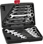 Set Chei Combinate cu Clichet Articulate 8-22 mm, Kraft&Dele KD11304
