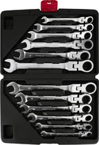 Set Chei Combinate cu Clichet Articulate 8-22 mm, Kraft&Dele KD11304 - imaginea 3