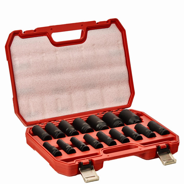 Tubulare Impact 1/2" 10-32mm 16 Bucati , Kraft&Dele KD11749