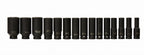 Tubulare Impact Lungime Mare 1/2" 15 Bucati 10-32mm, Kraft&Dele KD11769