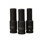 Tubulare Impact Lungime Mare 1/2" 15 Bucati 10-32mm, Kraft&Dele KD11769