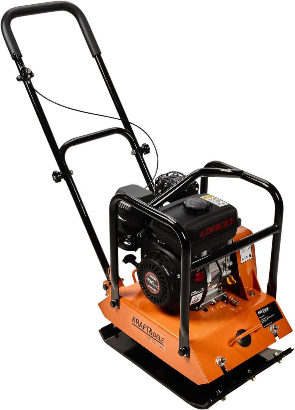 Placa Compactoare 4timpi , 7 CP , Loncin, 15kN,60 kg, Kraft&Dele KD1196