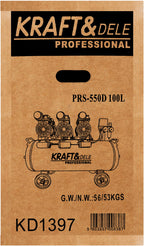Compresor Aer fara Ulei 100L, Kraft&Dele KD1397