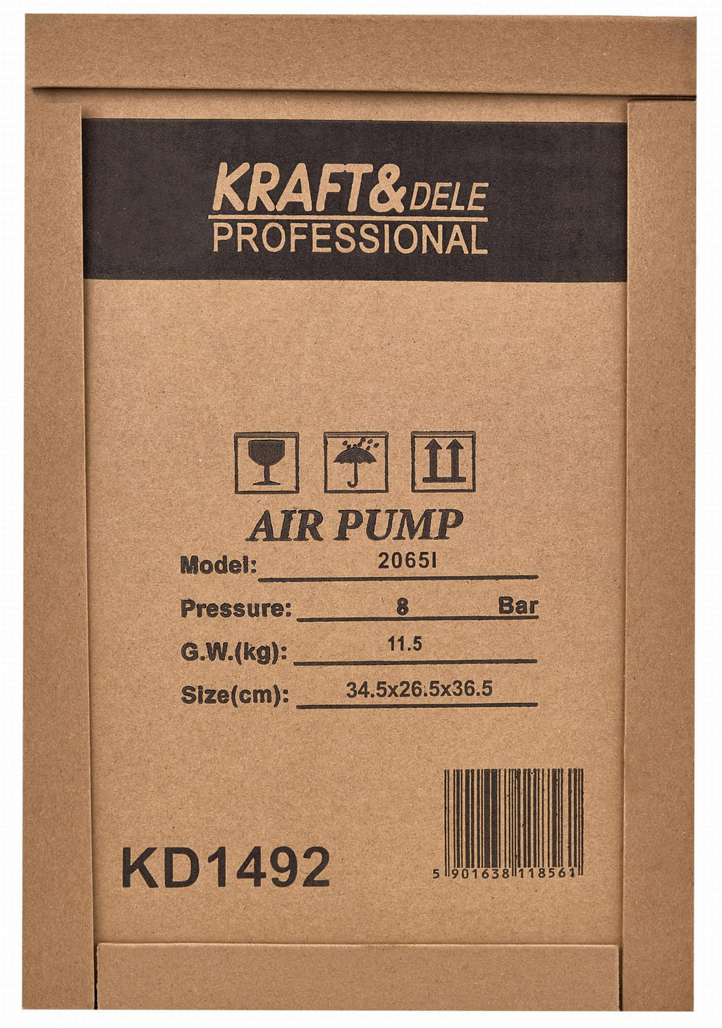 Compresor Aer Z2065, Kraft&Dele KD1492