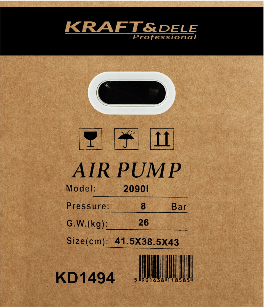 Cap Compresor de Aer 5.5kW 2 Pistoane, Kraft&Dele KD1494