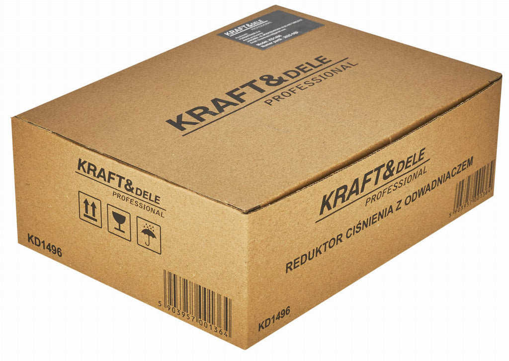 Reductor de Presiune cu Separator de Apa si Lubrifiator 1/2", Kraft&Dele KD1496