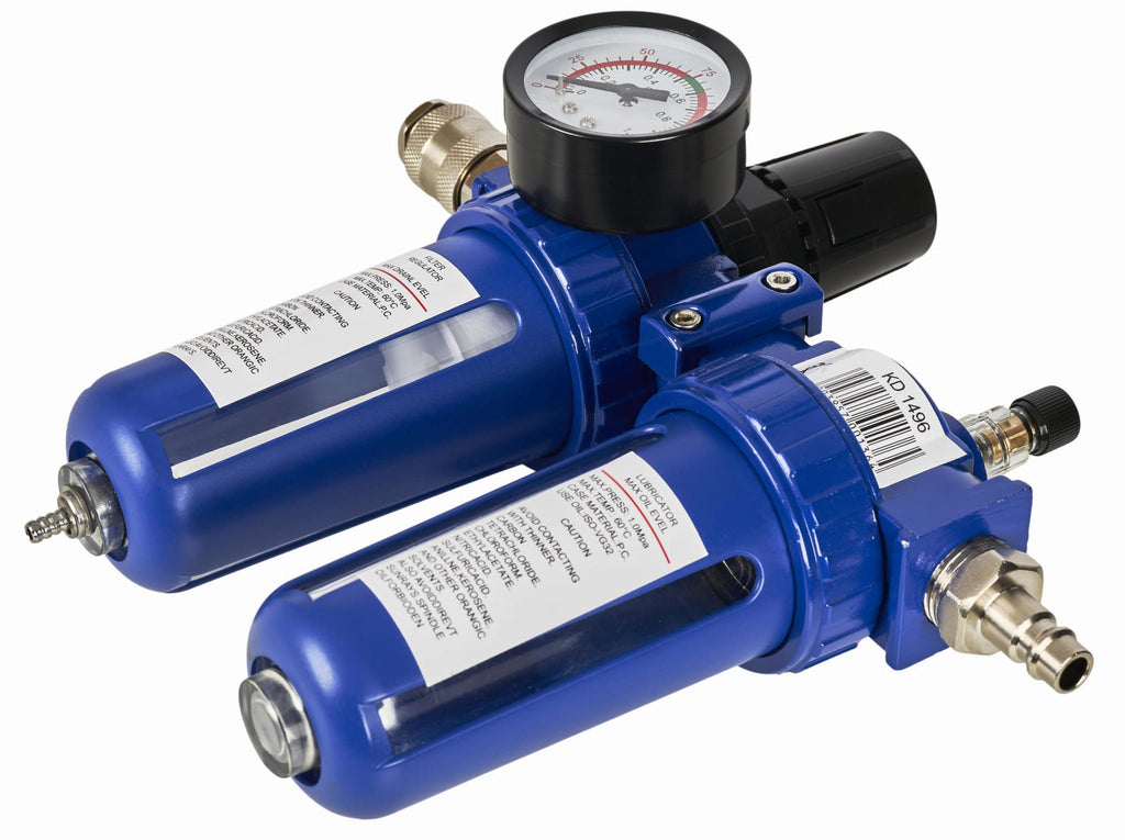 Reductor de Presiune cu Separator de Apa si Lubrifiator 1/2", Kraft&Dele KD1496