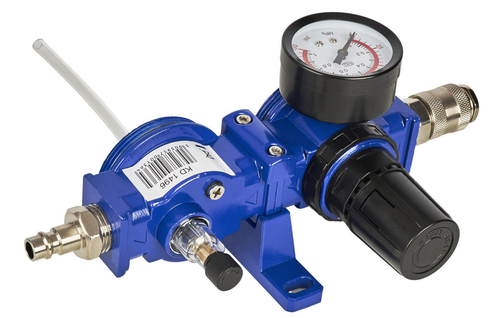 Reductor de Presiune cu Separator de Apa si Lubrifiator 1/2", Kraft&Dele KD1496
