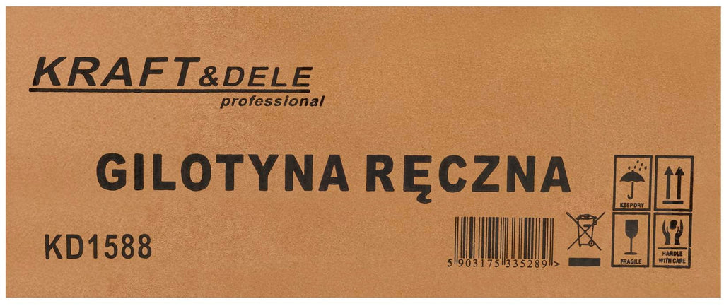 Ghilotina Manuala , pentru Tabla si Otel , 125mm, Kraft&Dele KD1588