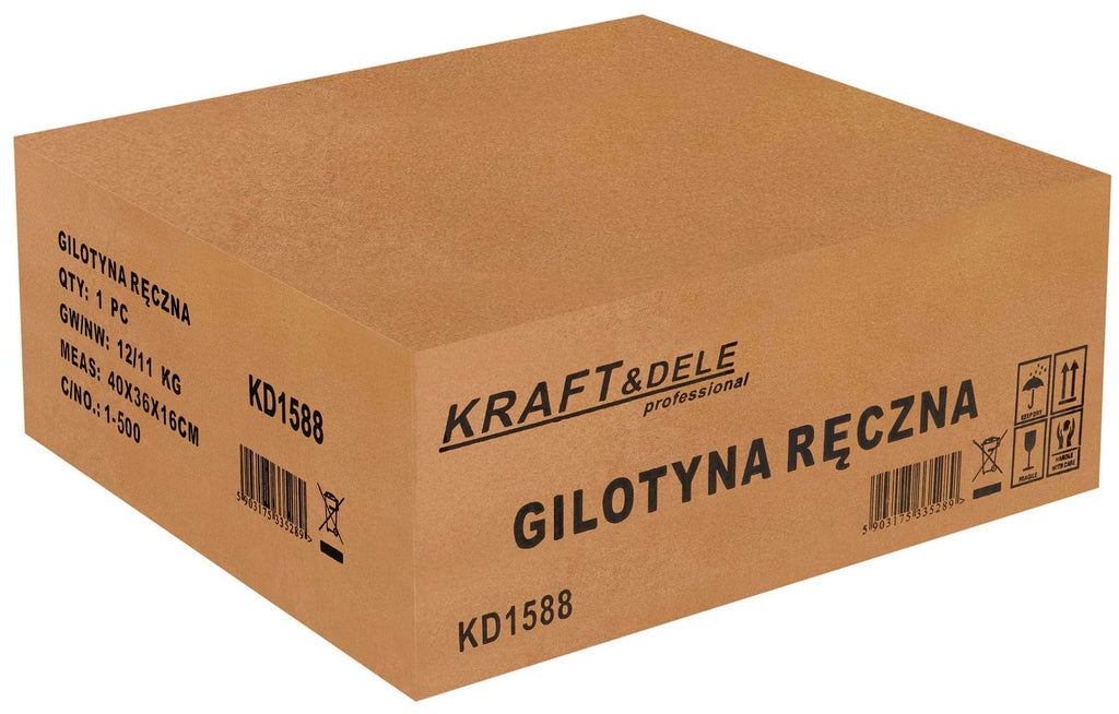 Ghilotina Manuala , pentru Tabla si Otel , 125mm, Kraft&Dele KD1588