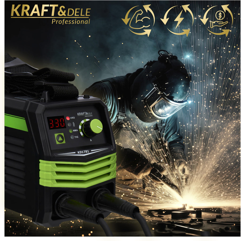 Aparat Sudura MMA Tiglift Pulse 330A, Kraft&Dele KD1781