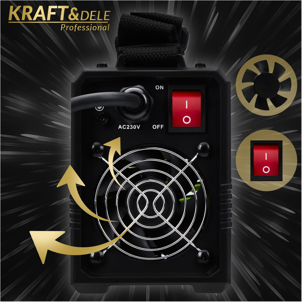 Aparat Sudura MMA Tiglift Pulse 330A, Kraft&Dele KD1781