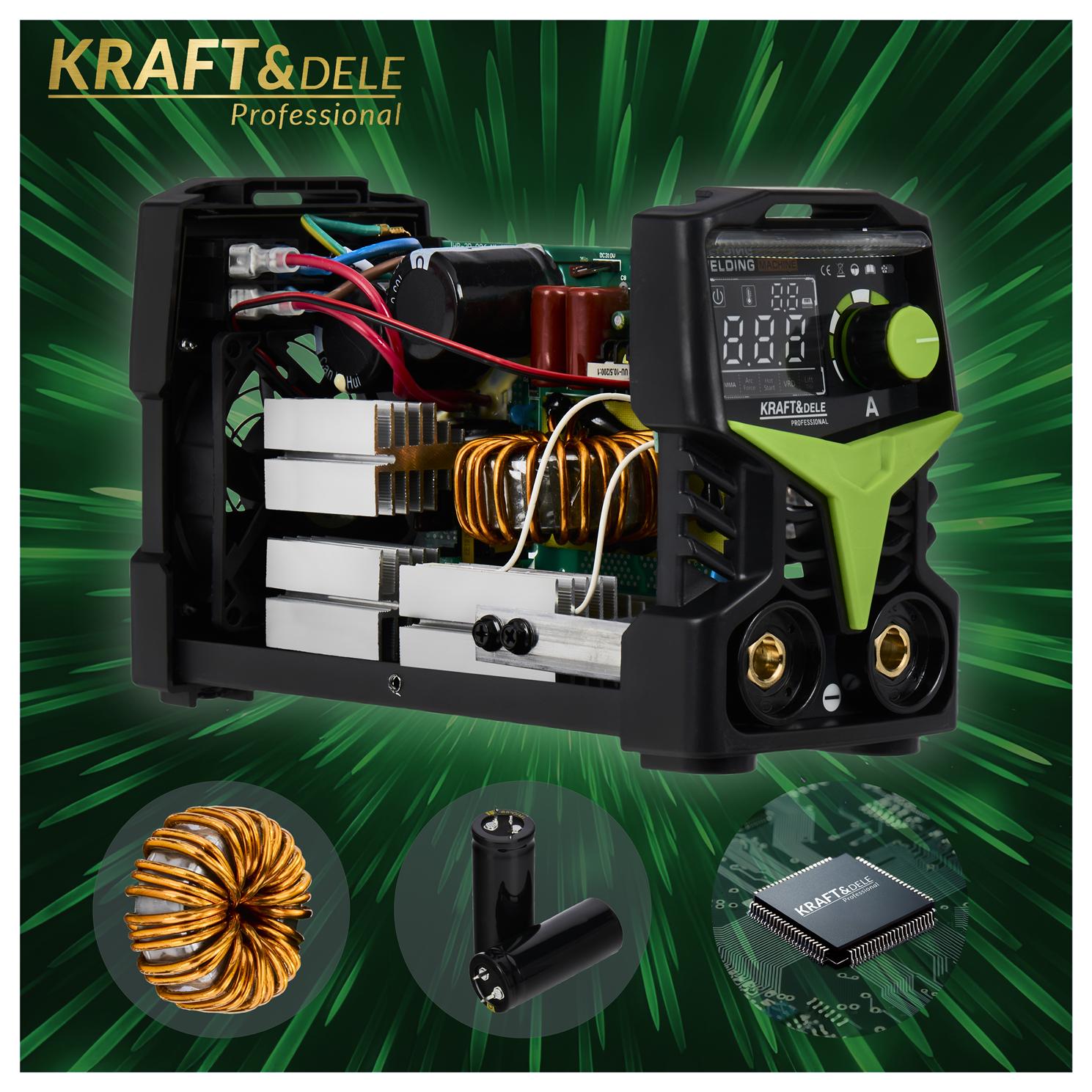 Aparat de Sudura Invertor 330A MMA TIG LIFT VRD, Kraft&Dele KD1784