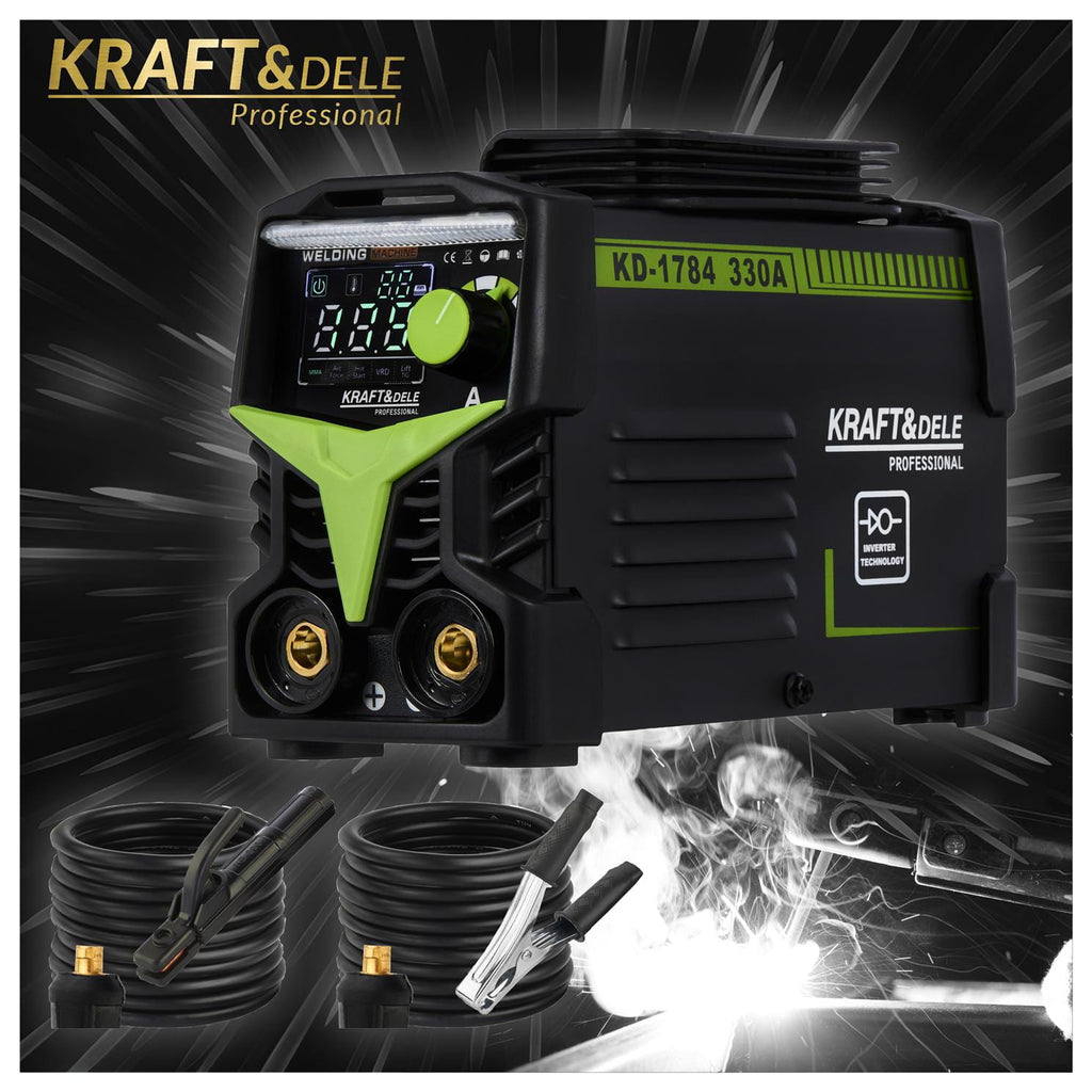 Aparat de Sudura Invertor 330A MMA TIG LIFT VRD, Kraft&Dele KD1784