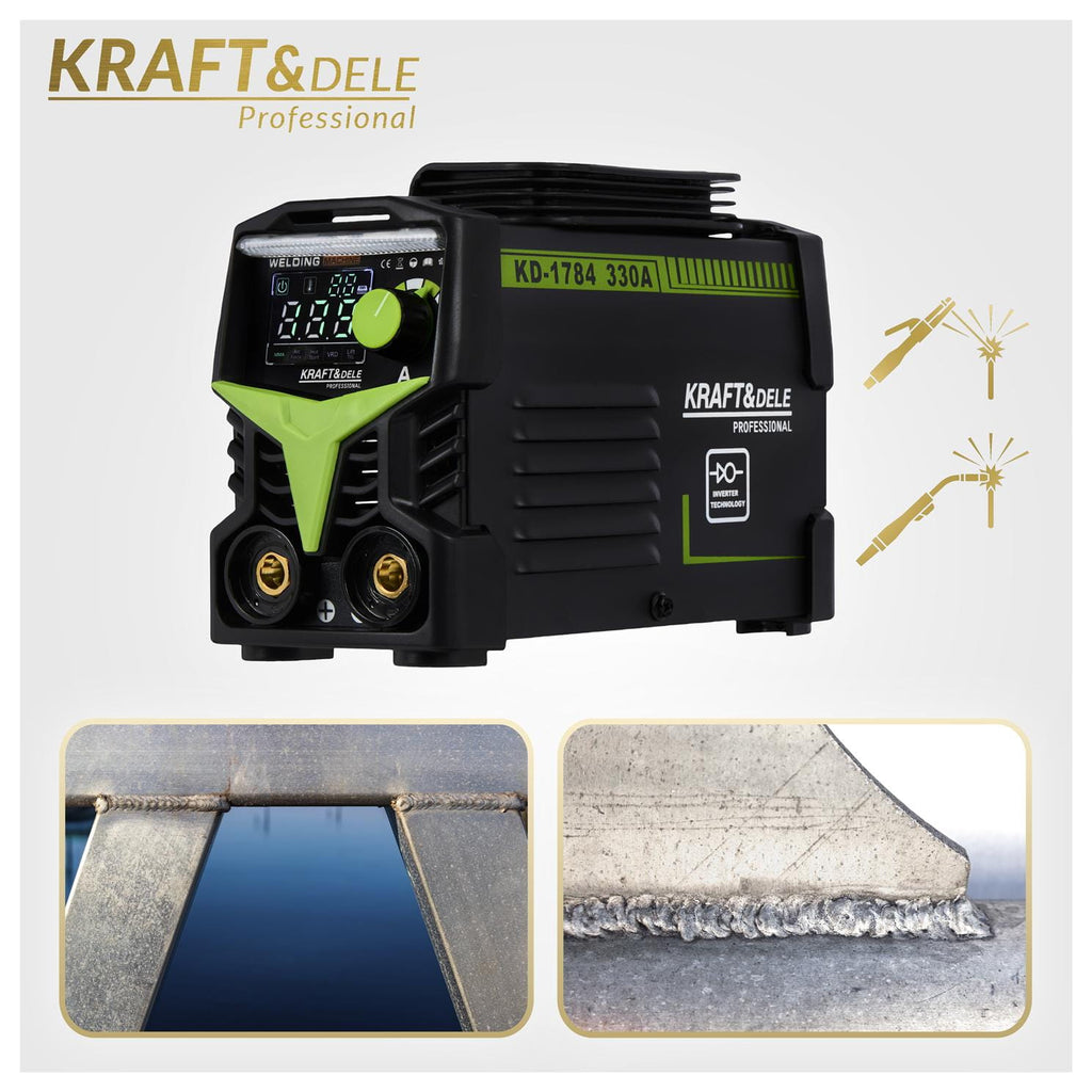 Aparat de Sudura Invertor 330A MMA TIG LIFT VRD, Kraft&Dele KD1784