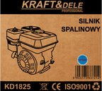 Motor Spalin OHV 7CP 210cc 3000rpm Ax 20mm, Kraft&Dele KD1825 - imaginea 15