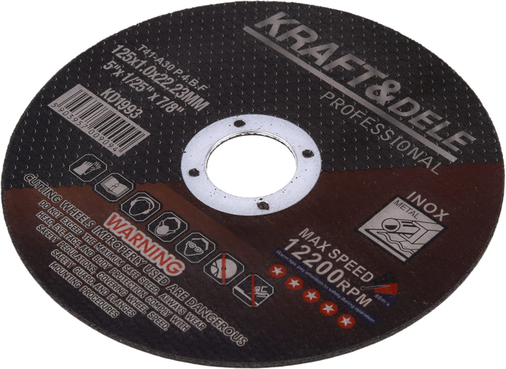 Disc Debitat Metal 1,0x22,23 Mm, 125 Mm, 25 Buc, Kraft&Dele KD1993