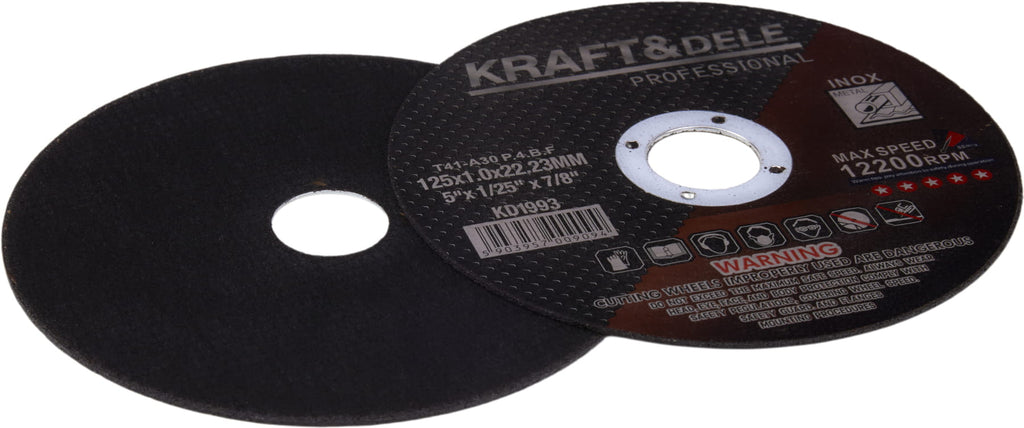 Disc Debitat Metal 1,0x22,23 Mm, 125 Mm, 25 Buc, Kraft&Dele KD1993