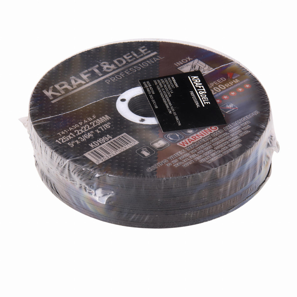 Disc Debitat Metal 1,2x22,23 Mm, 125 Mm, 25 Buc, Kraft&Dele KD1994