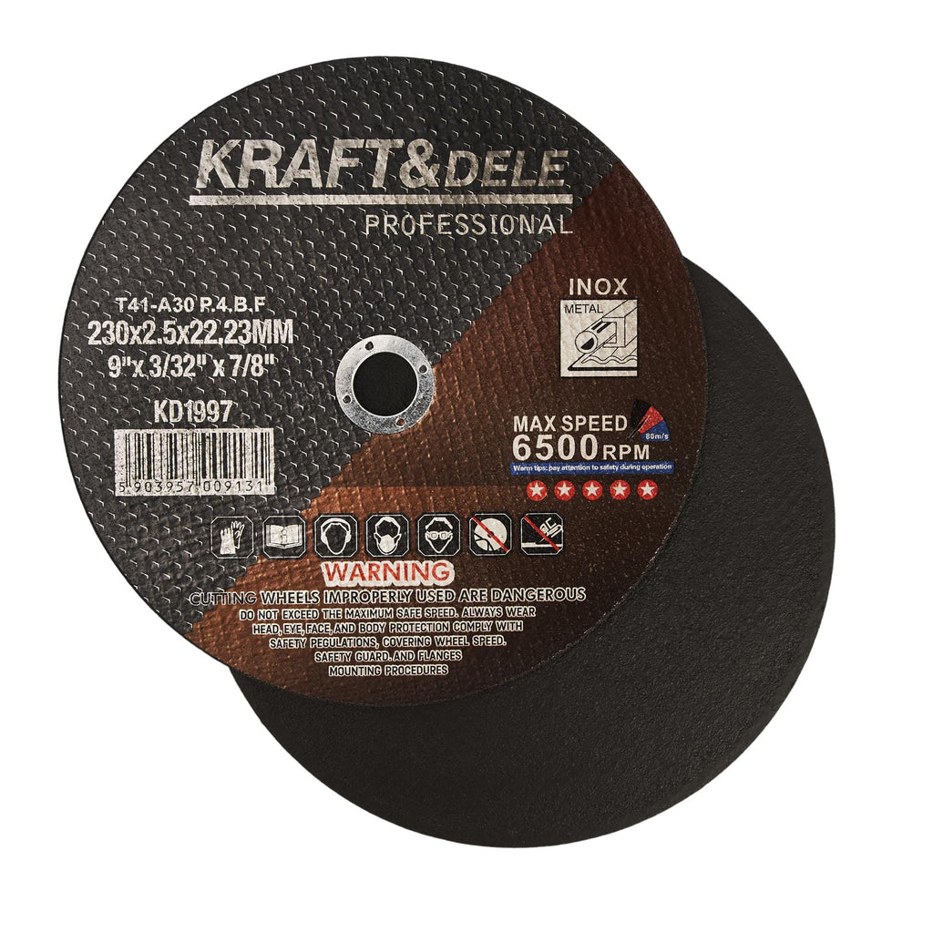 Disc Debitat Metal 2.5 X 230mm , Set 25buc, Kraft&Dele KD1997