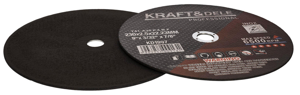 Disc Debitat Metal 2.5 X 230mm , Set 25buc, Kraft&Dele KD1997
