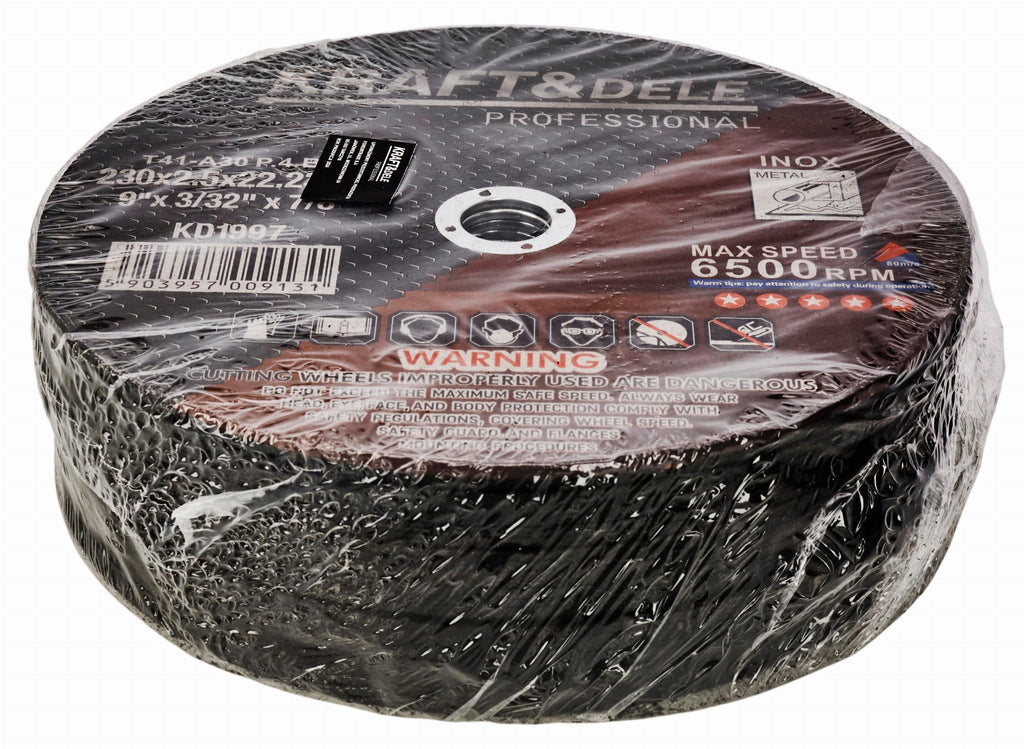 Disc Debitat Metal 2.5 X 230mm , Set 25buc, Kraft&Dele KD1997