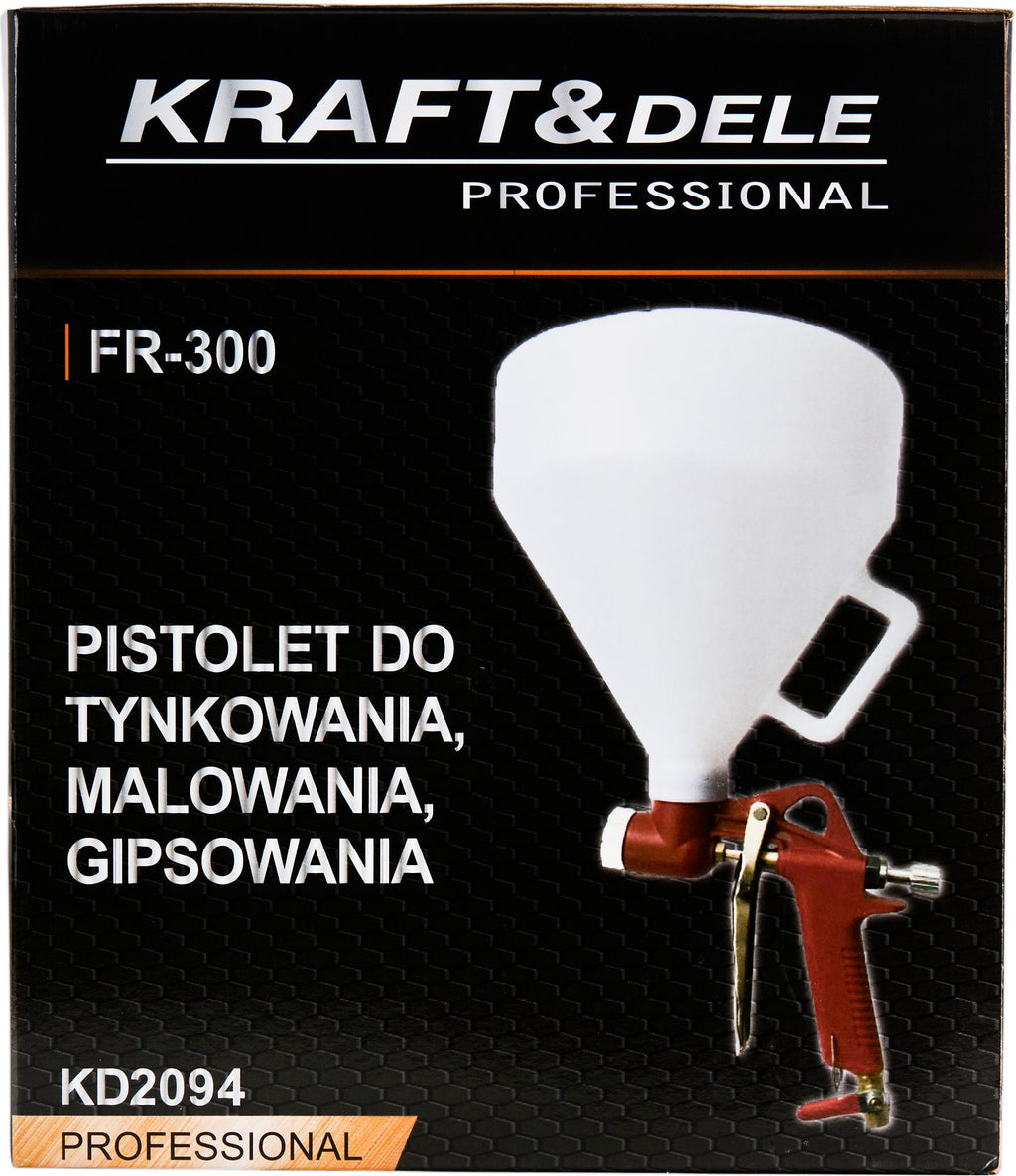 Pistol de Tencuit cu Rezervor 5l + 3 Duze, Kraft&Dele KD2094