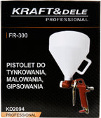Pistol de Tencuit cu Rezervor 5l + 3 Duze, Kraft&Dele KD2094