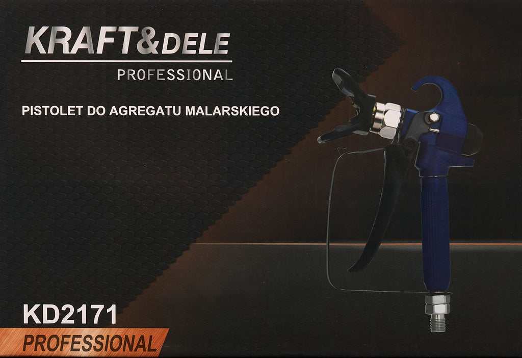 Pistol pentru Agregat de Vopsit cu Aparatoare pentru Mana 0.6kg, Kraft&Dele KD2171 15