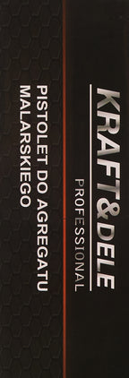 Pistol pentru Agregat de Vopsit cu Aparatoare pentru Mana 0.6kg, Kraft&Dele KD2171 17