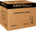 Pompa Airless de Zugravit 3500W 19L/min cu Accesorii, Kraft&Dele KD2178 20