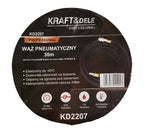 Furtun Pneumatic Sertizat 10x17mm 30m 20bar cu Cuple Rapide 3/8, Kraft&Dele KD2207 13