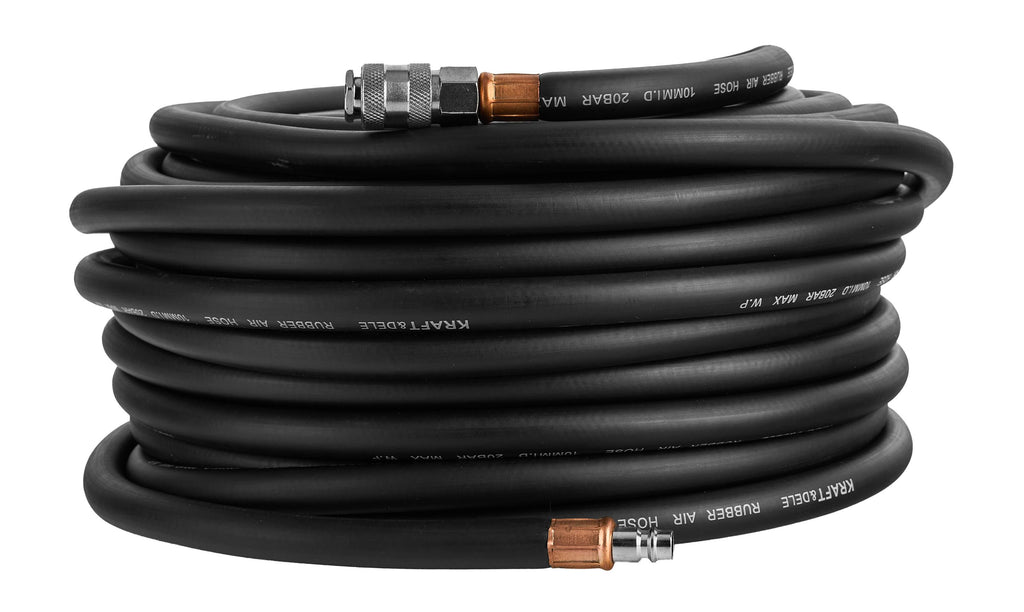 Furtun Pneumatic Sertizat 10x17mm 30m 20bar cu Cuple Rapide 3/8, Kraft&Dele KD2207 7