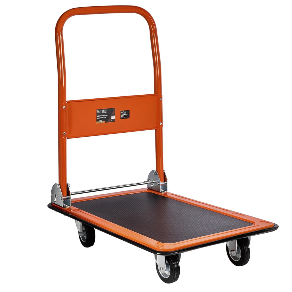 Carucior Platforma Transport 150kg 4 Roti, Kraft&Dele KD3091
