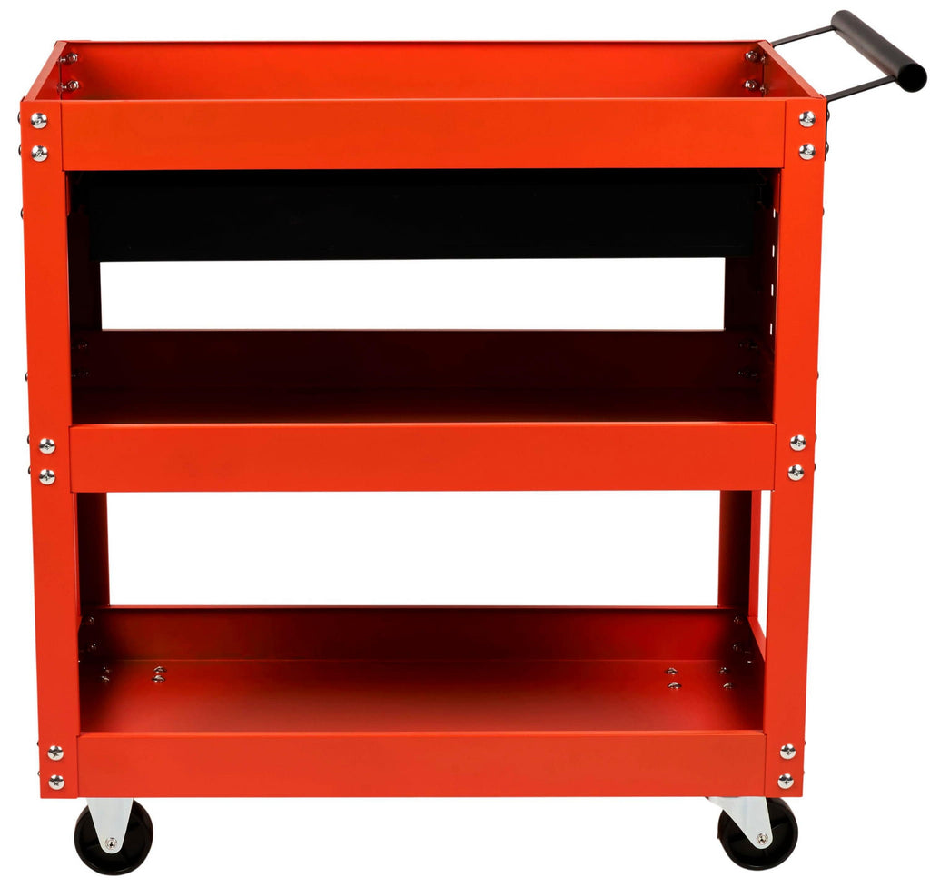 Carucior de Atelier cu Roti 2 Rafturi si Sertar, Kraft&Dele KD366