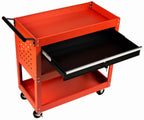 Carucior de Atelier cu Roti 2 Rafturi si Sertar, Kraft&Dele KD366