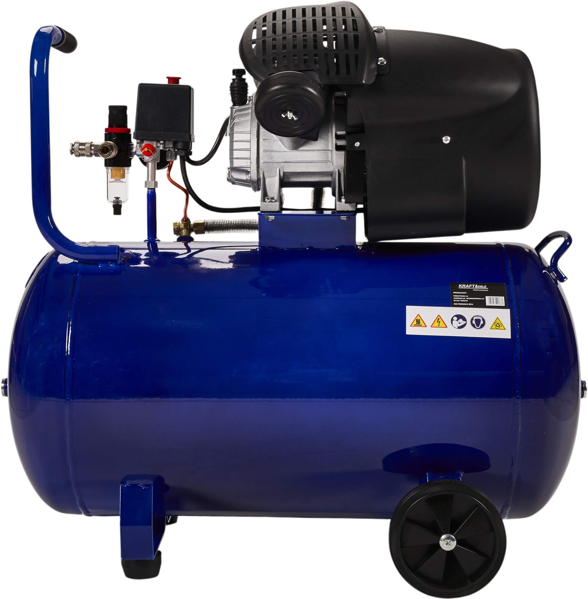 Compresor Aer 100l, 530l/min, 8 Bar, Kraft&Dele KD4065