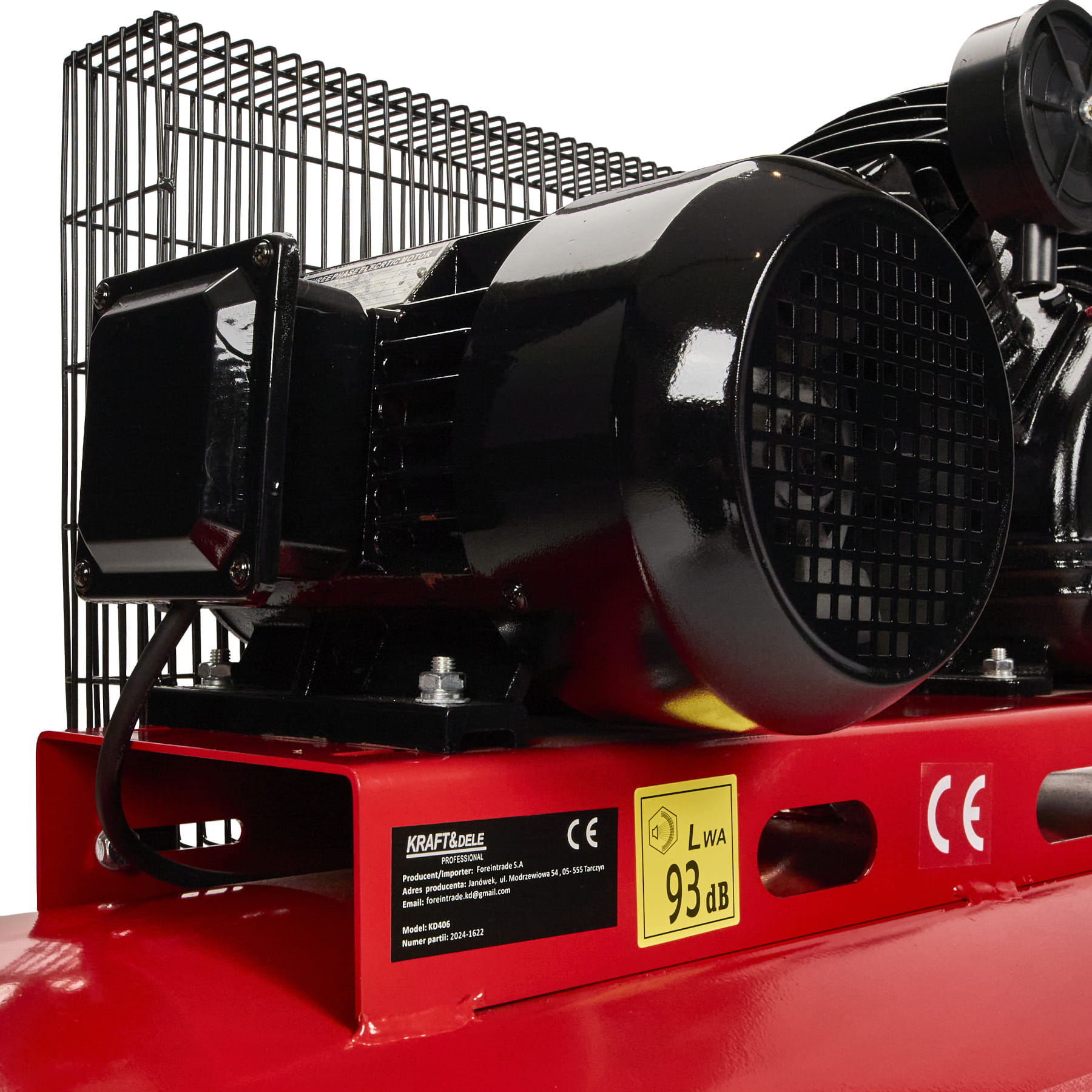 Compresor Aer 150L, 5.2CP, 8Bar, 640/min, Profesional, Kraft&Dele KD406