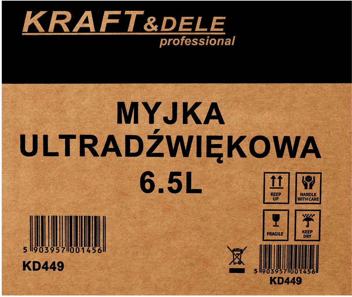 Cuva Spalare cu Ultrasunete 6,5L, Kraft&Dele KD449