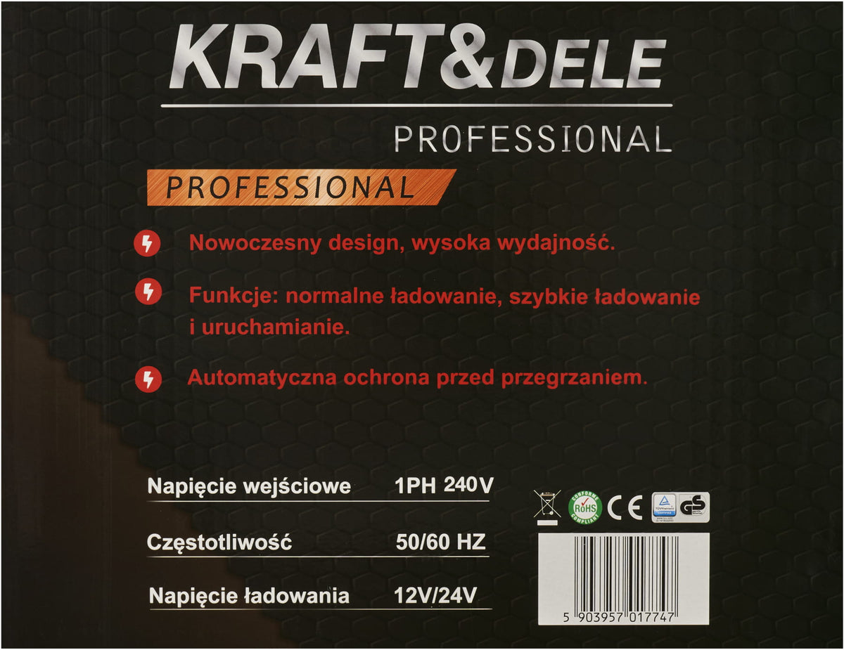 Prostownik z rozruchem 20-700Ah 12/24V 85A KD5342 17